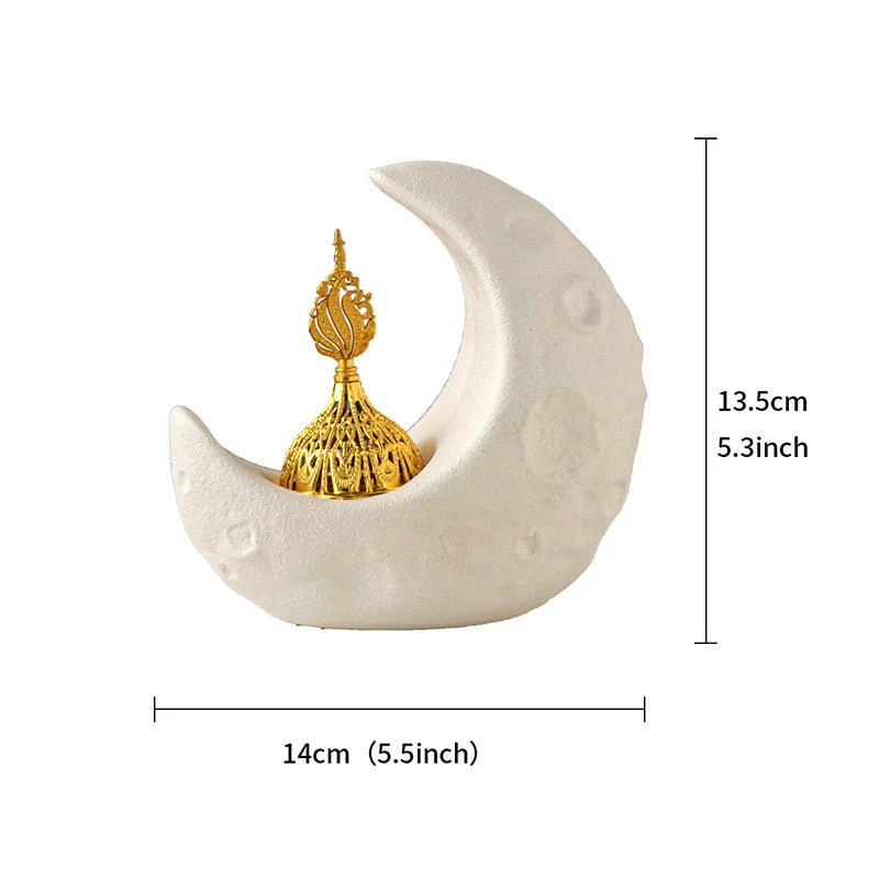 Crescent Ceramic Desktop Incense Burner (MAC400) - Image 6