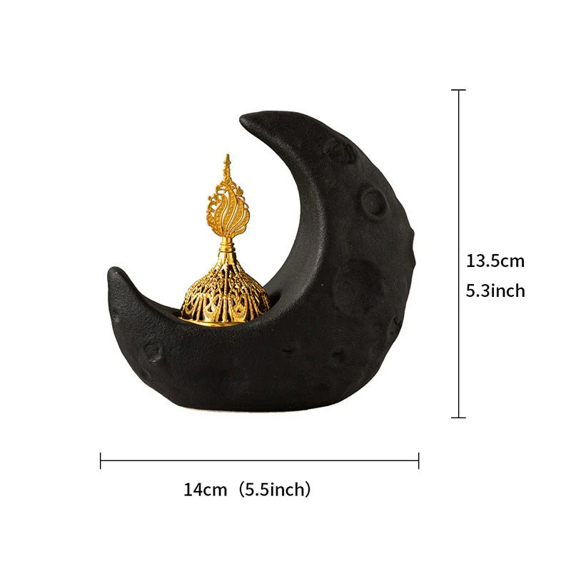 Crescent Ceramic Desktop Incense Burner (MAC400) - Image 8