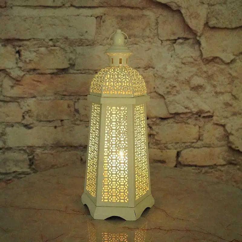 MR025 Gold Candle Holders Candlestick Home Decoration, Moroccan candle holder retro - Image 6