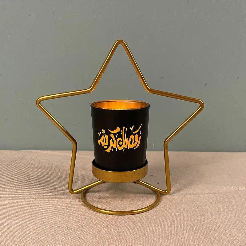 MR041 iron candlestick moon star lamp, ramadan decoration - Image 10