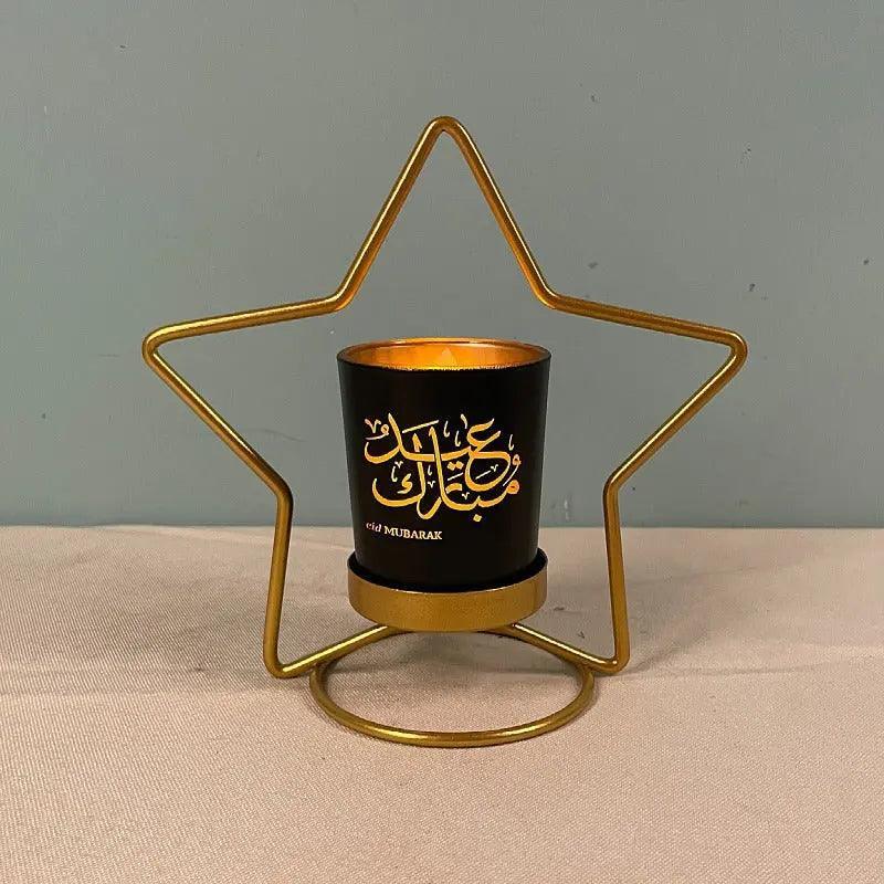 MR041 iron candlestick moon star lamp, ramadan decoration - Image 11
