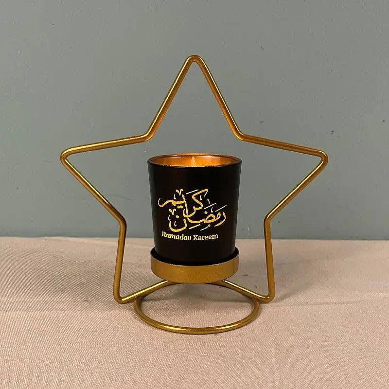 MR041 iron candlestick moon star lamp, ramadan decoration - Image 12