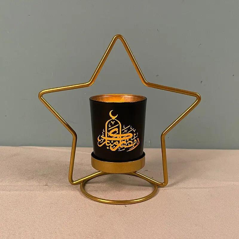 MR041 iron candlestick moon star lamp, ramadan decoration - Image 13