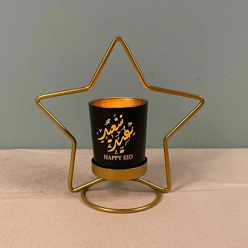 MR041 iron candlestick moon star lamp, ramadan decoration - Image 14