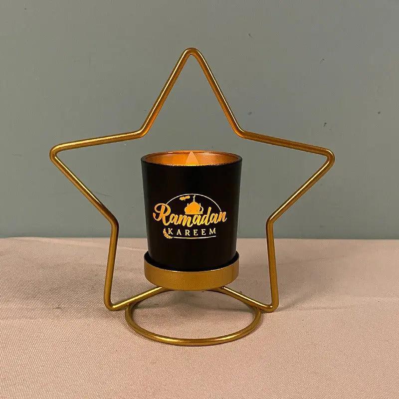 MR041 iron candlestick moon star lamp, ramadan decoration - Image 4