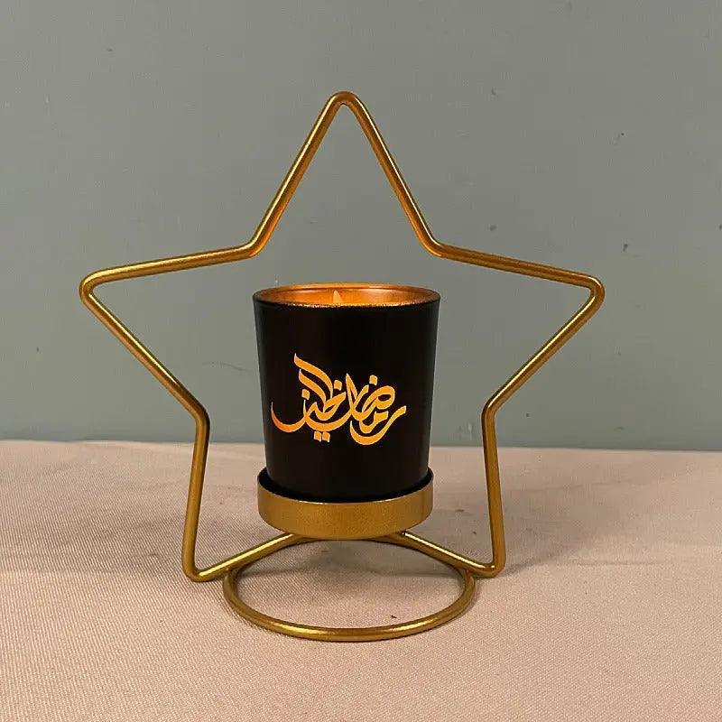 MR041 iron candlestick moon star lamp, ramadan decoration - Image 5
