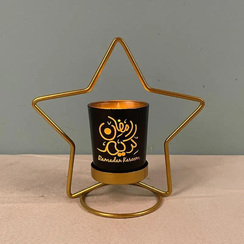 MR041 iron candlestick moon star lamp, ramadan decoration - Image 6