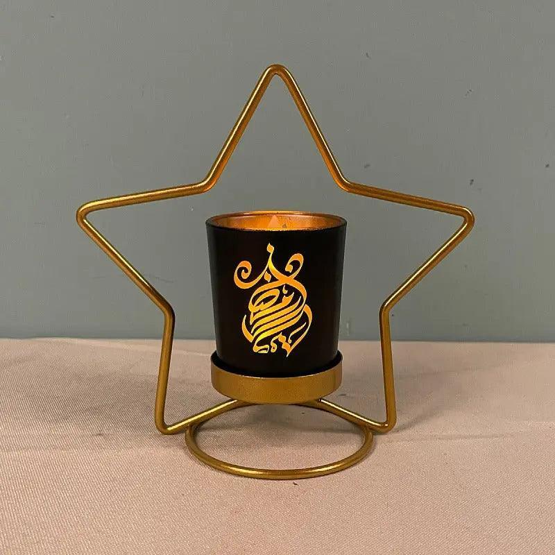 MR041 iron candlestick moon star lamp, ramadan decoration - Image 8