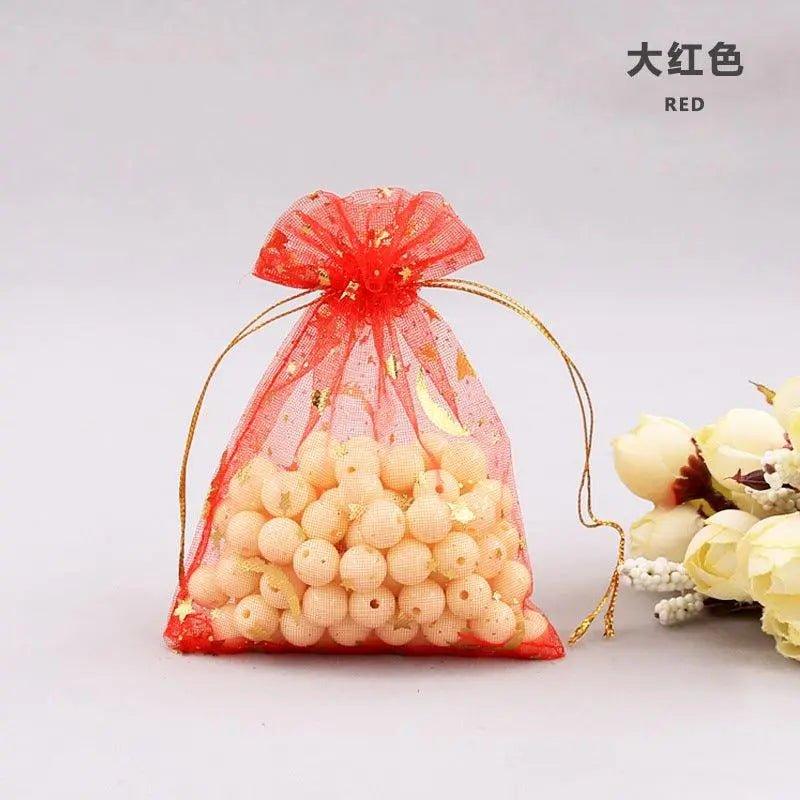 MR010 100 Pcs 3.5*4.7 Inches Moon Star Candy Bags, Ramadan Gift Bags. - Image 5