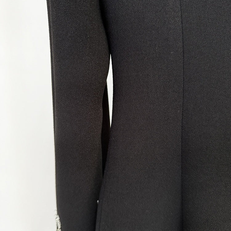 Crystal Embellished Blazer Evening Gown(MS300) - Image 10