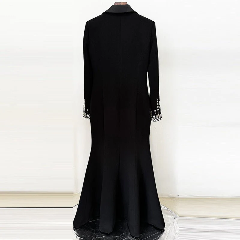 Crystal Embellished Blazer Evening Gown(MS300) - Image 5