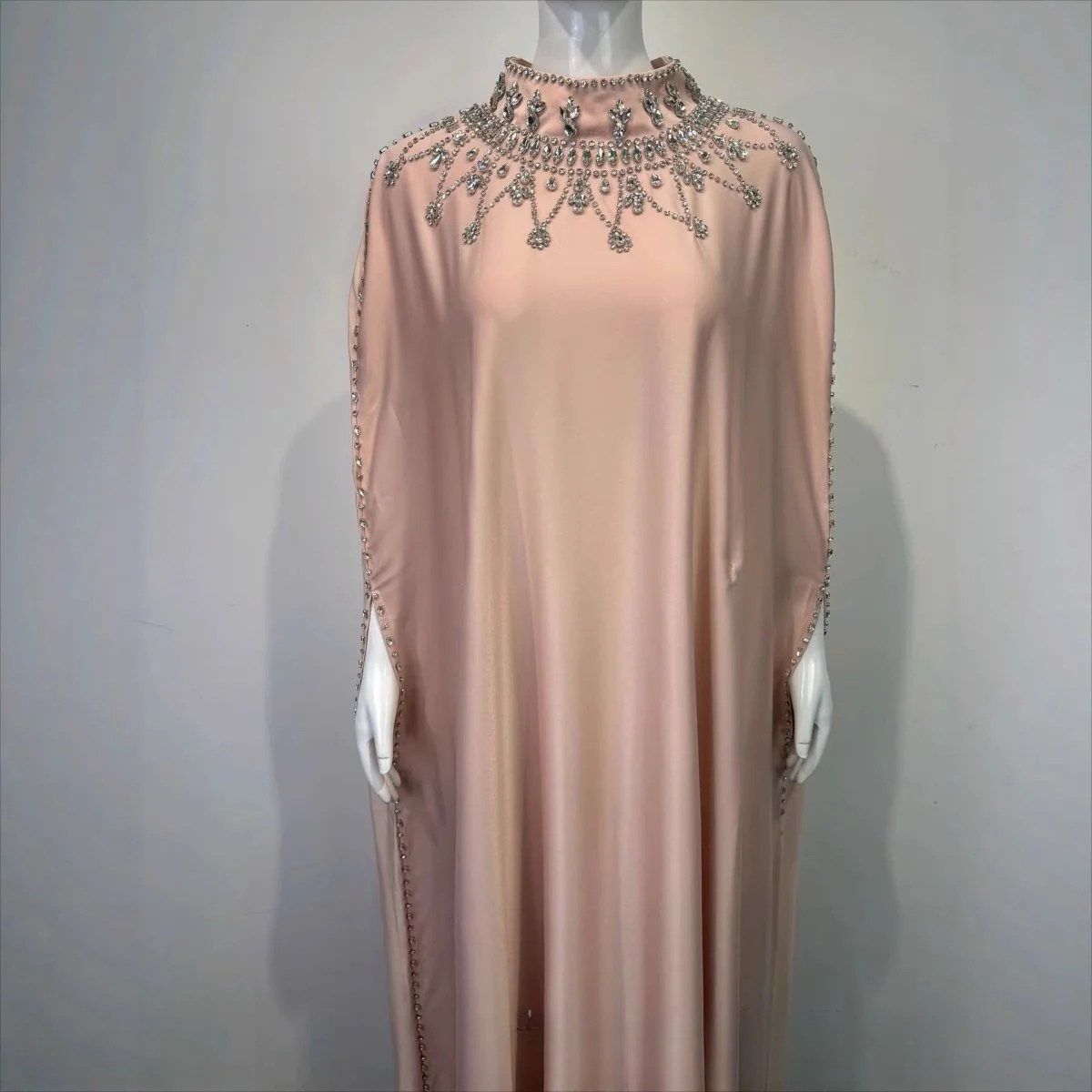 Crystal Embellished Cape Kaftan (MA418) - Image 2