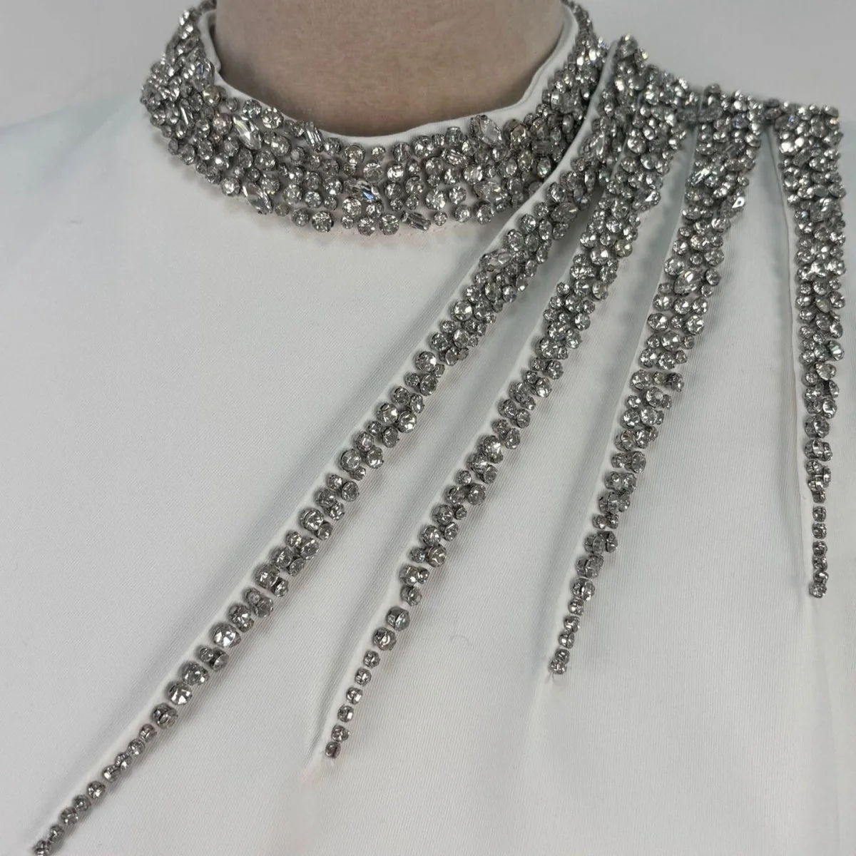 Crystal Embellished Evening Gown(MS313) - Image 8