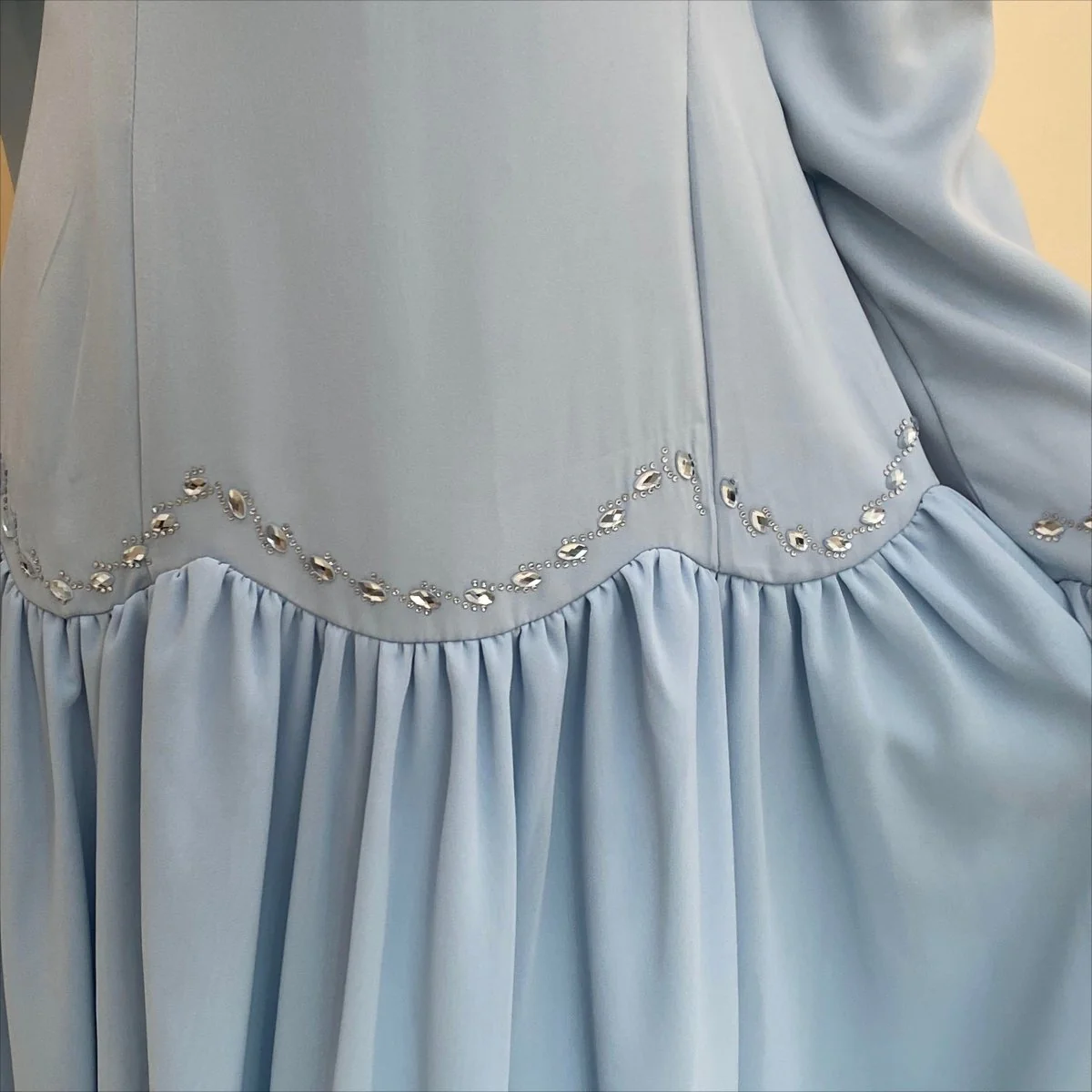 Crystal Waist Chain Dress with Ruffle Cuffs(MS306) - Image 16
