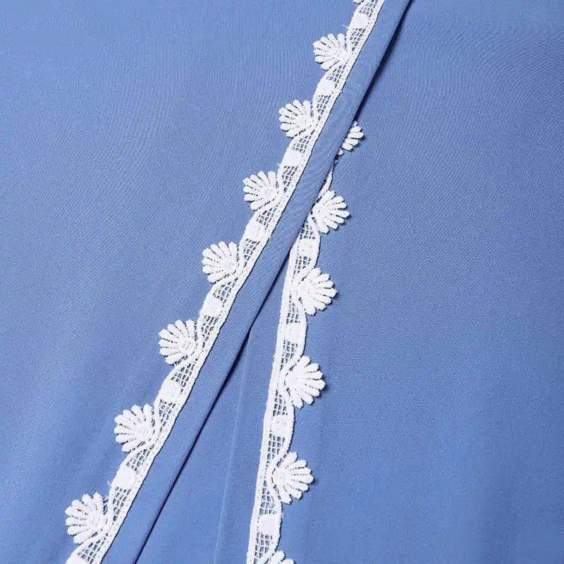 Designer Casual Abaya With Lace Detailing (MA146) - Image 10