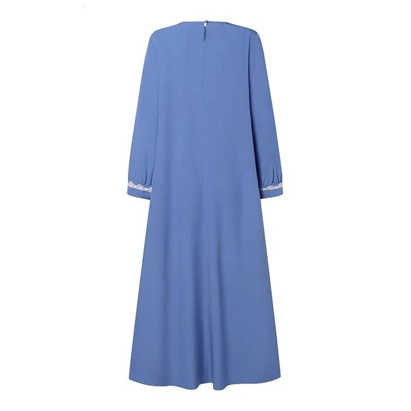 Designer Casual Abaya With Lace Detailing (MA146) - Image 8