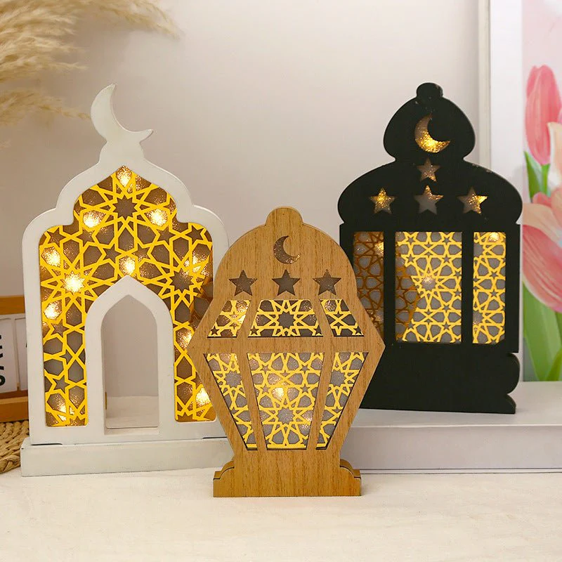 Eid Wooden LED Decorative Desktop Ornaments (MAC395) - Image 3