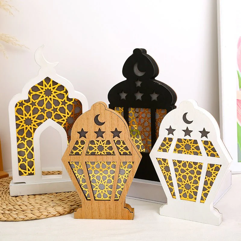 Eid Wooden LED Decorative Desktop Ornaments (MAC395) - Image 4