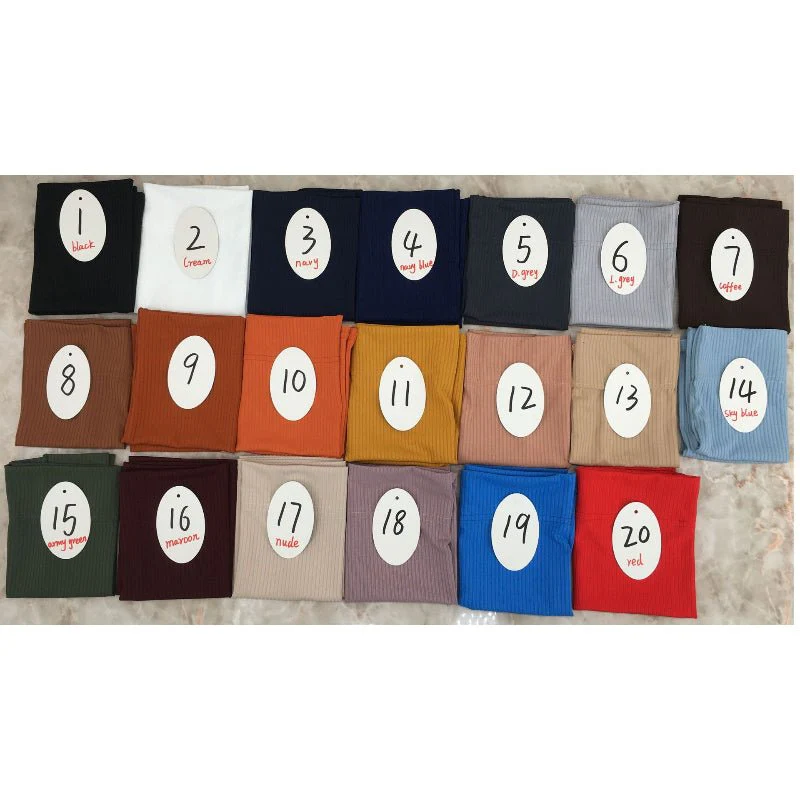 Elastic Ribbed Versatile Underscarf‌ (MH192) - Image 12