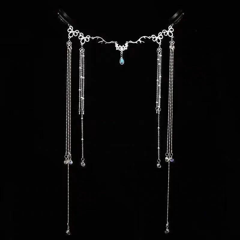Elegance‌ Crystal Teardrop Hair Jewelry Forehead Accent (MAC335) - Image 15