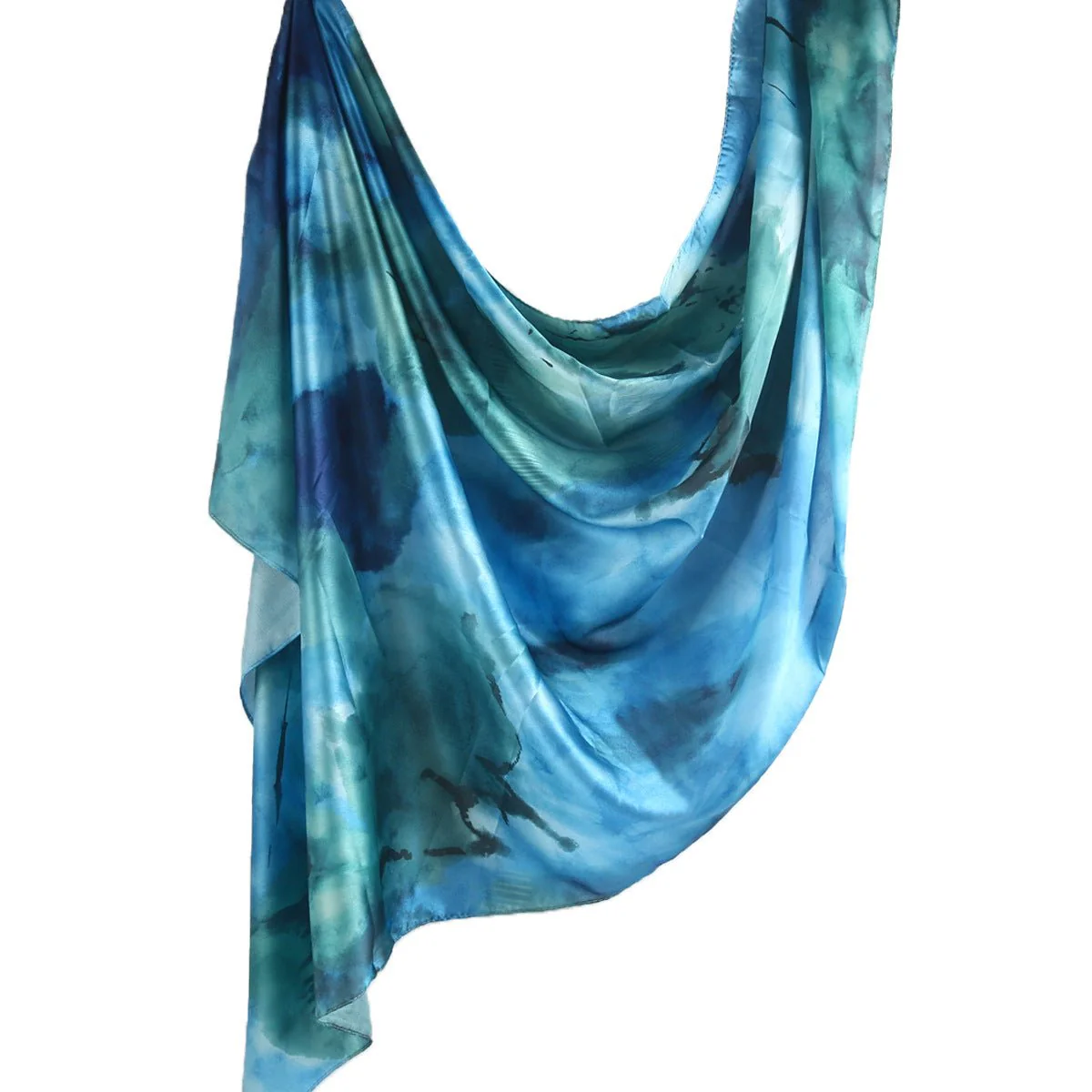Elegance Satin Marble Print Hijab (MH172) - Image 4