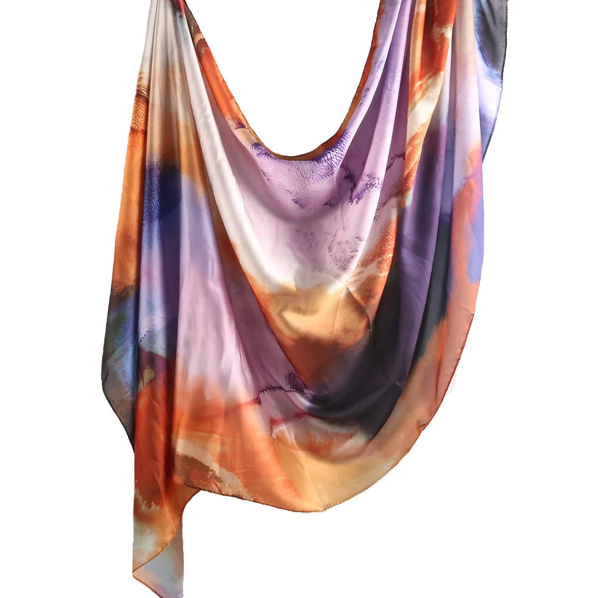 Elegance Satin Marble Print Hijab (MH172) - Image 6