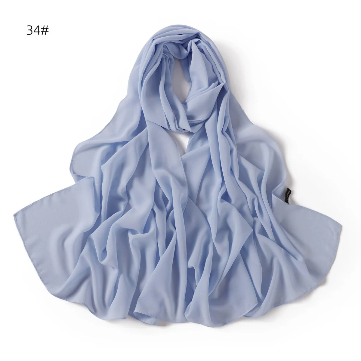 Elegant Chiffon Hijab Scarf - Refined Structure for Modest Wear (MH127) - Image 14