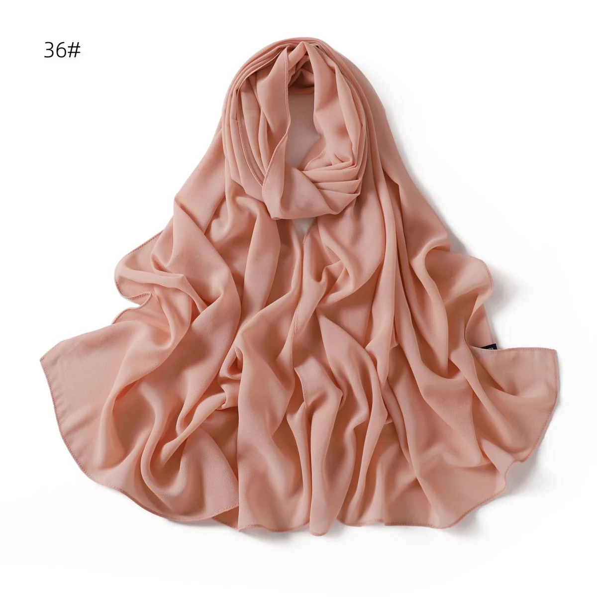 Elegant Chiffon Hijab Scarf - Refined Structure for Modest Wear (MH127) - Image 16