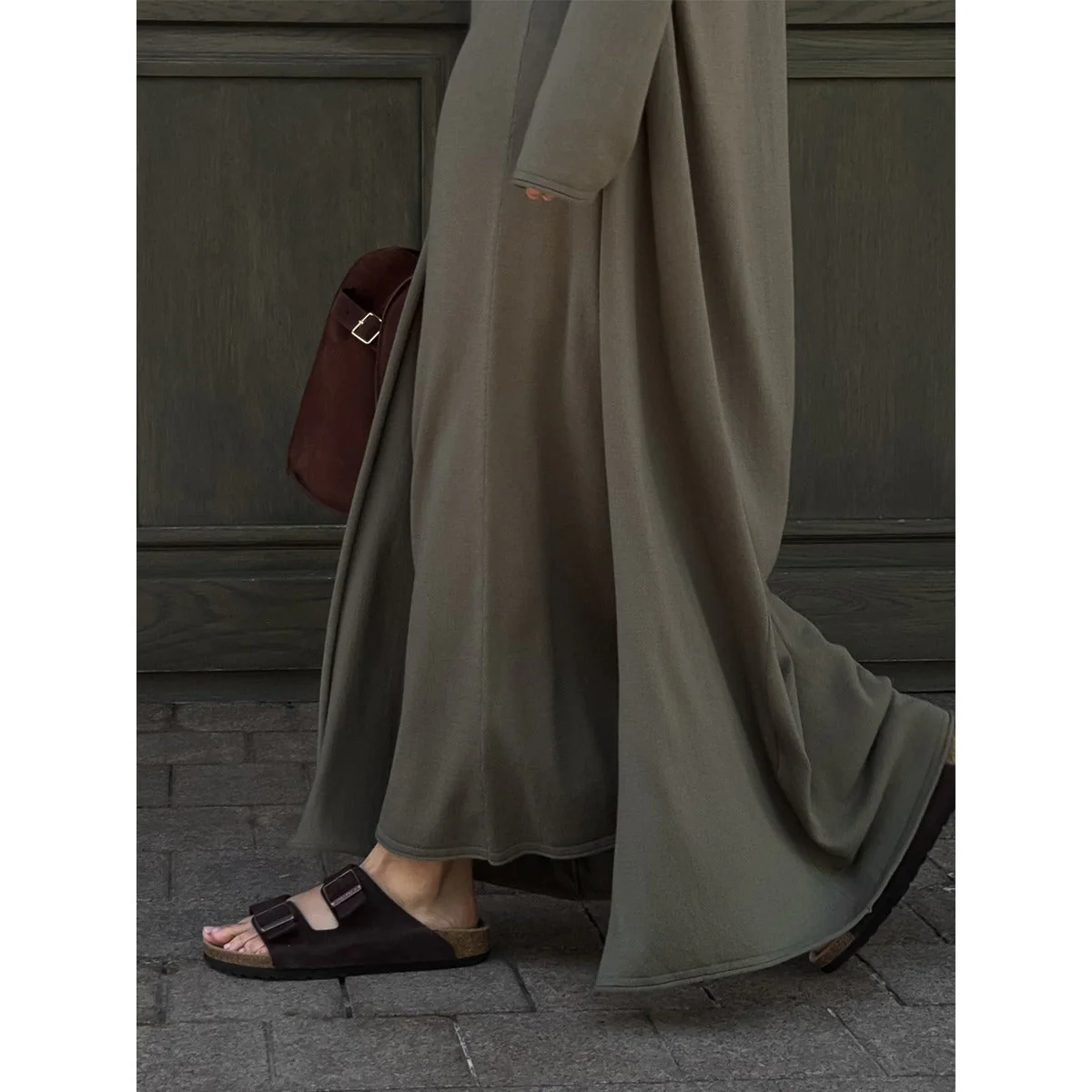 Elegant Knitted Two-Piece Set - Long Sleeve Cardigan & Suspenders Dress Women Outfit(MS108) - Image 10