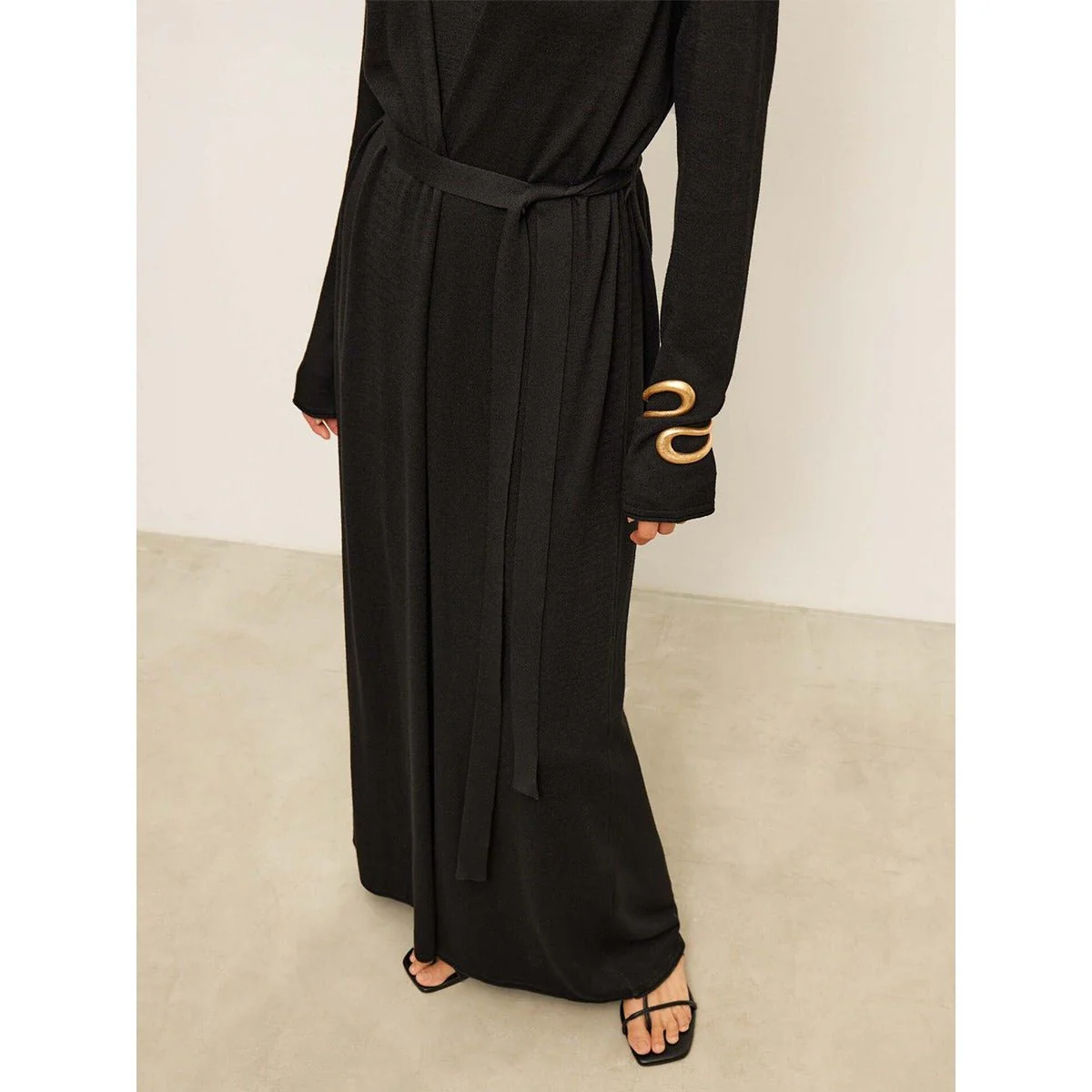 Elegant Knitted Two-Piece Set - Long Sleeve Cardigan & Suspenders Dress Women Outfit(MS108) - Image 16