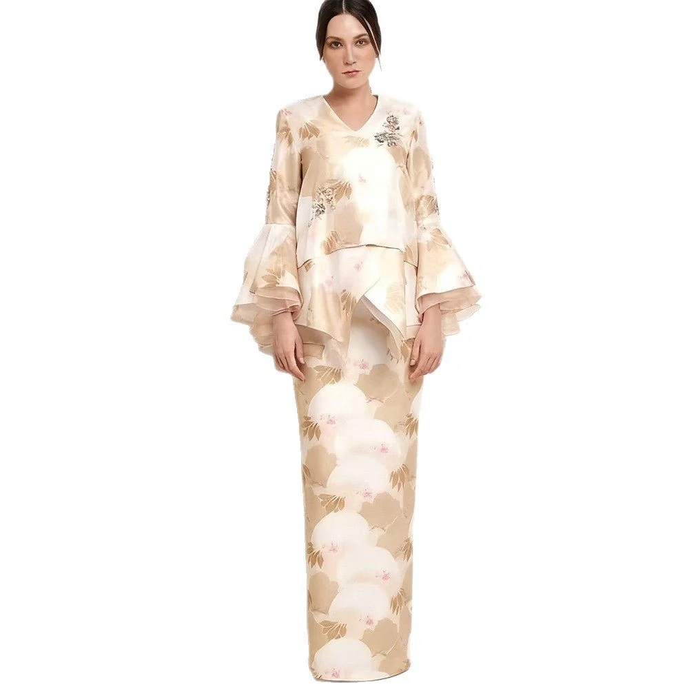 Elegant Layered Ruffle Outfit(MS266) - Image 3