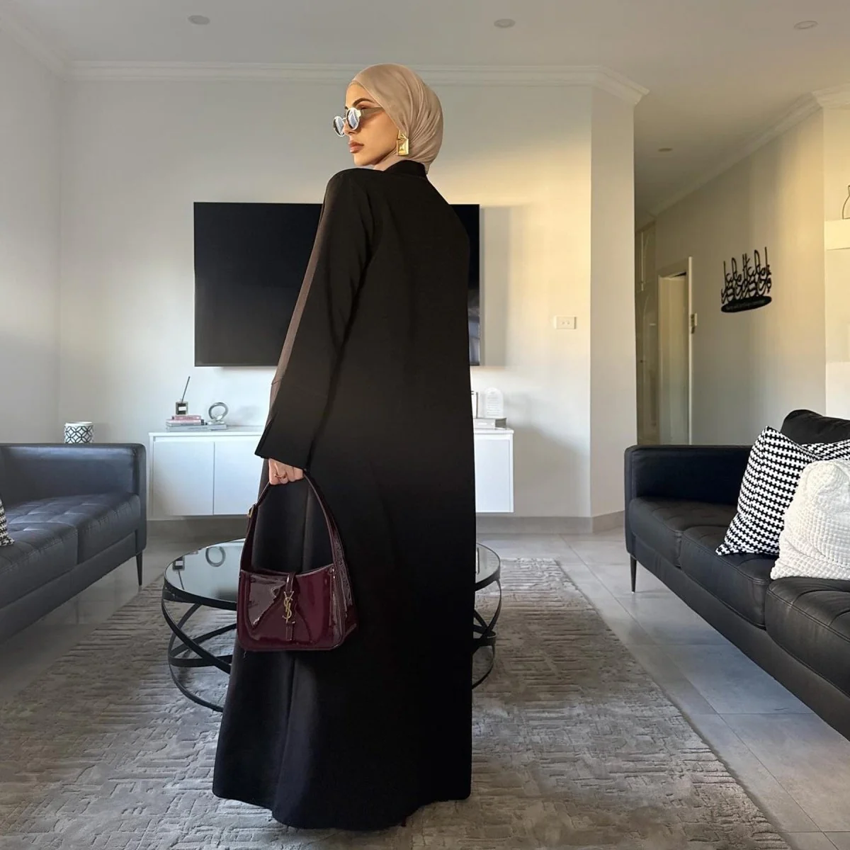 Elegant Long Cardigan & Maxi Skirt Set(MS175) - Image 9