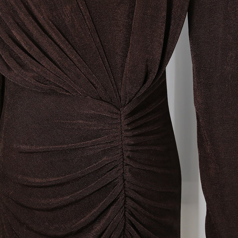 Elegant Long Sleeve Bodycon Gown(MS323) - Image 11