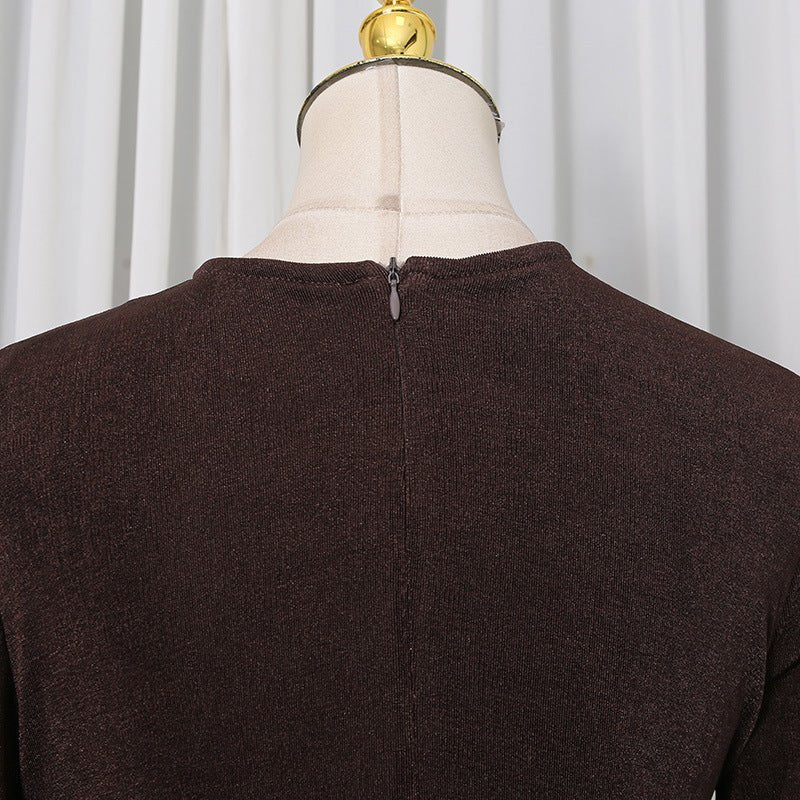 Elegant Long Sleeve Bodycon Gown(MS323) - Image 12