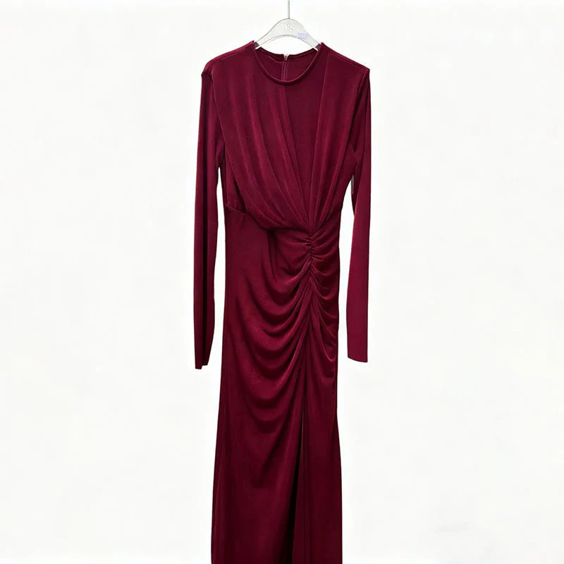 Elegant Long Sleeve Bodycon Gown(MS323) - Image 5