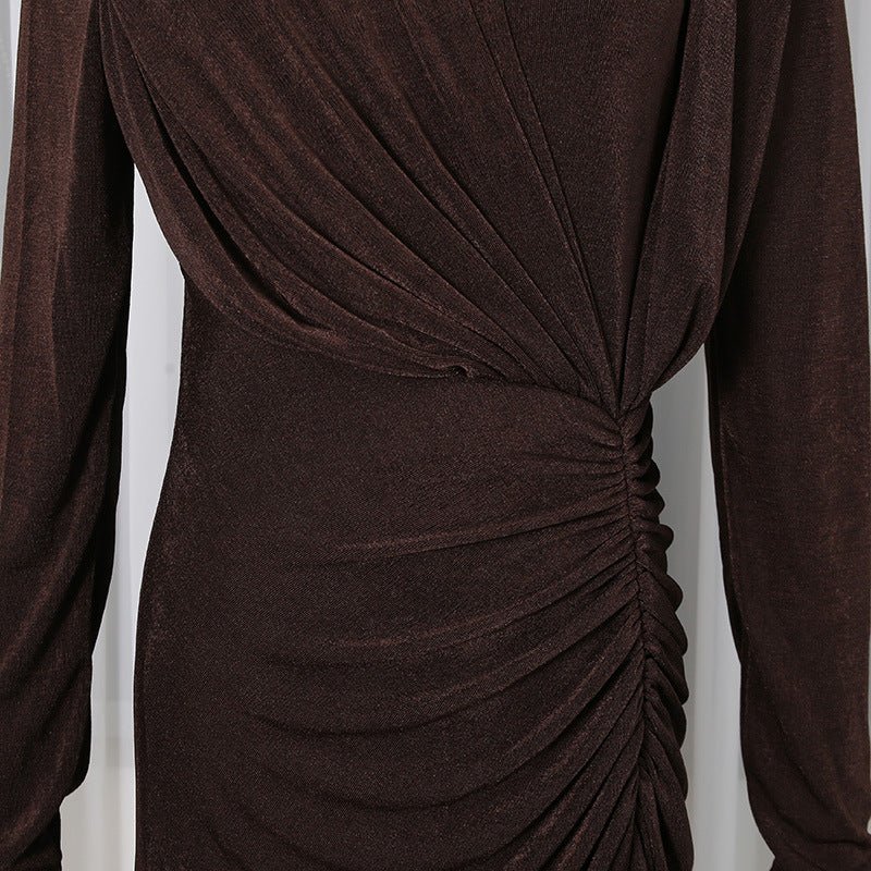 Elegant Long Sleeve Bodycon Gown(MS323) - Image 7