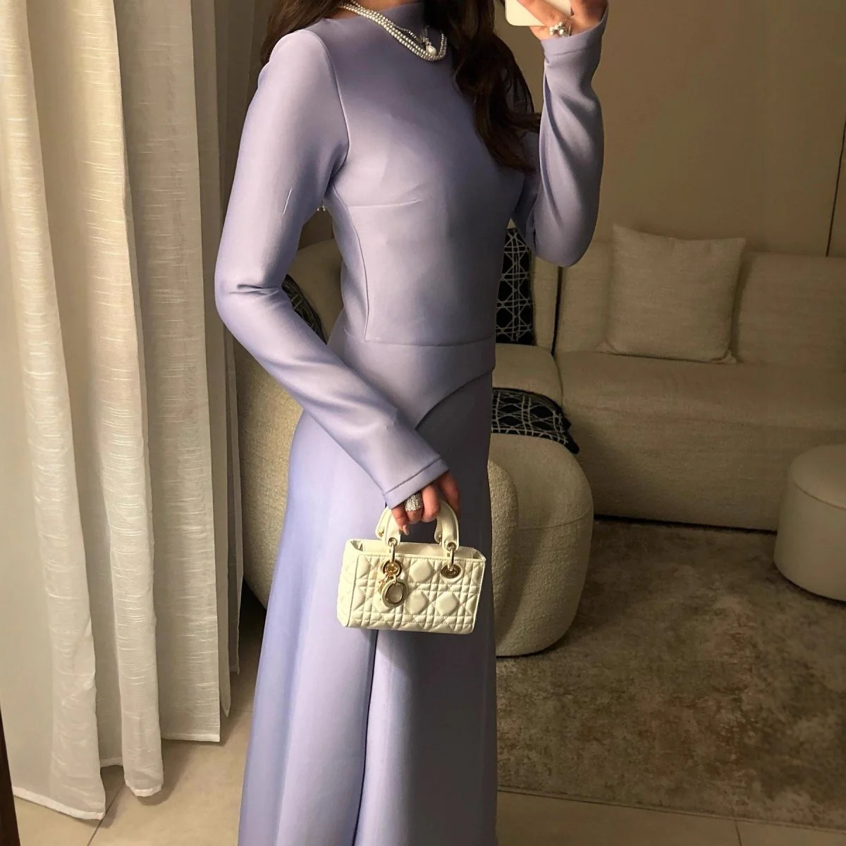 Elegant Long Sleeve Modest Gown(MS297) - Image 2