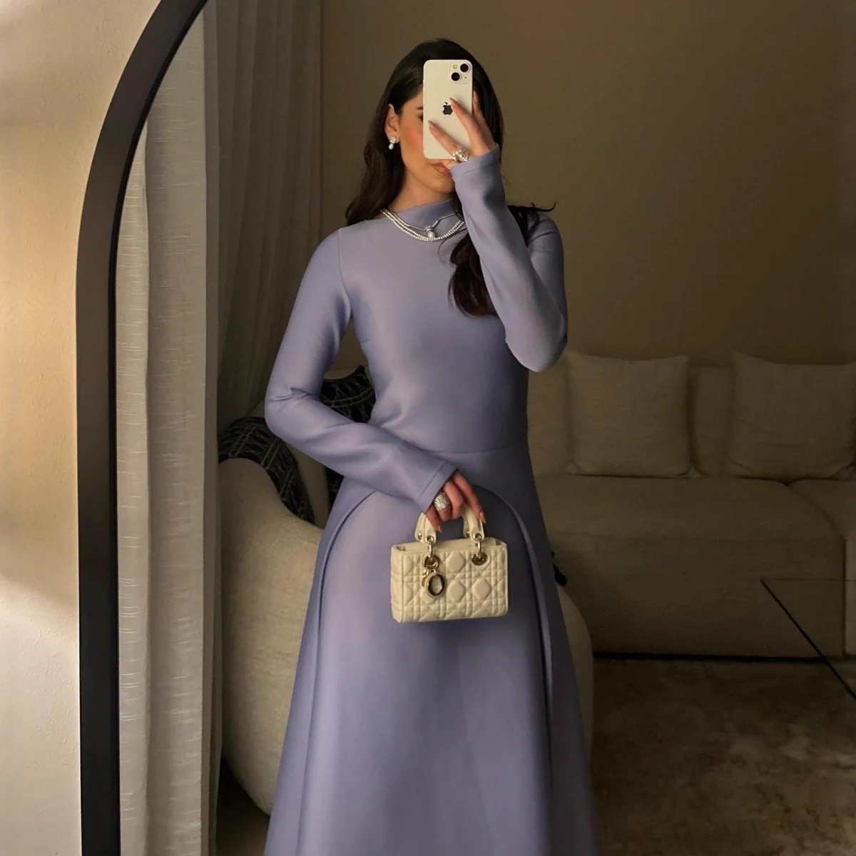 Elegant Long Sleeve Modest Gown(MS297) - Image 3
