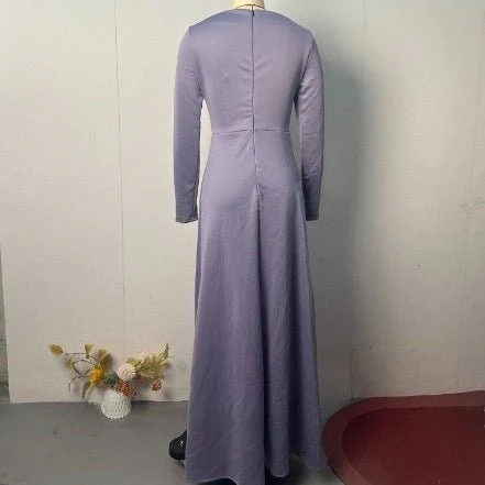 Elegant Long Sleeve Modest Gown(MS297) - Image 7