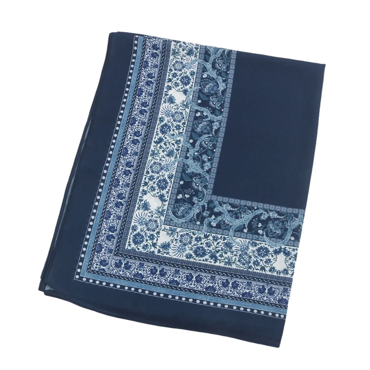 Elegant Printed Chiffon Hijab Scarf Bohemian Style Breathable Sun Protection Wrap (MH136) - Image 5