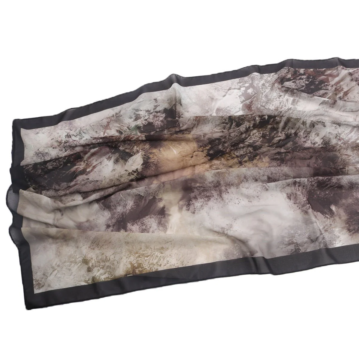Elegant Printed Chiffon Hijab Scarf Bohemian Style Breathable Sun Protection Wrap (MH136) - Image 68