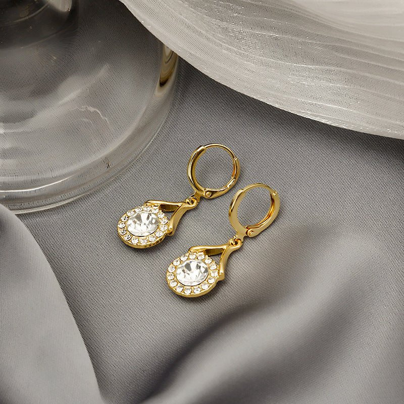 Elegant Sparkling Dangle  Rhinestone Earrings (MAC324) - Image 4