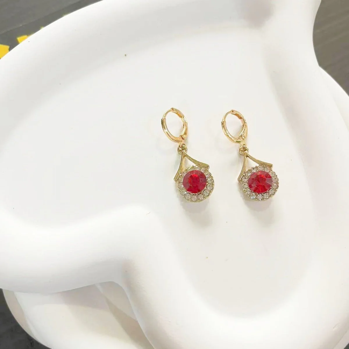 Elegant Sparkling Dangle  Rhinestone Earrings (MAC324) - Image 6