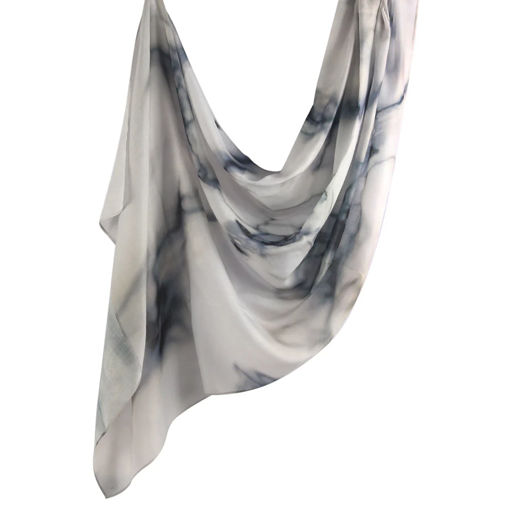Elegant Watercolor Marble Print Headscarf Hijab (MH178) - Image 10