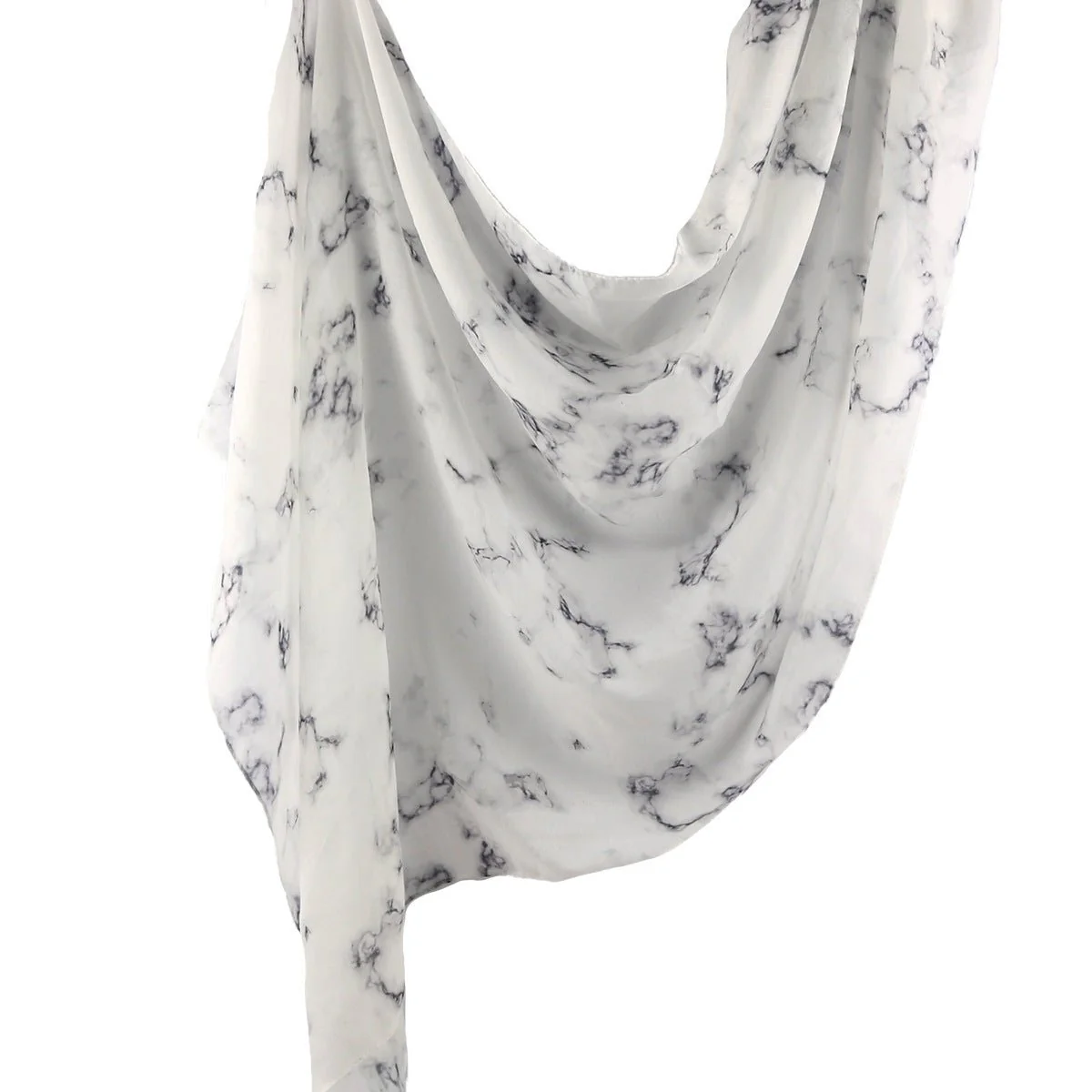 Elegant Watercolor Marble Print Headscarf Hijab (MH178) - Image 11