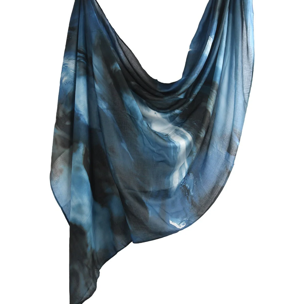 Elegant Watercolor Marble Print Headscarf Hijab (MH178) - Image 4