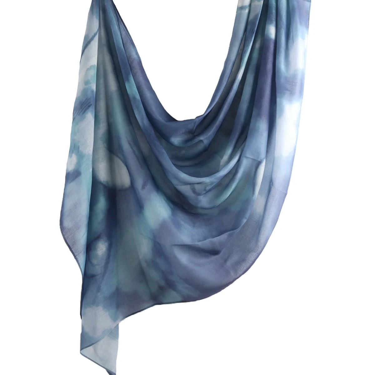 Elegant Watercolor Marble Print Headscarf Hijab (MH178) - Image 6