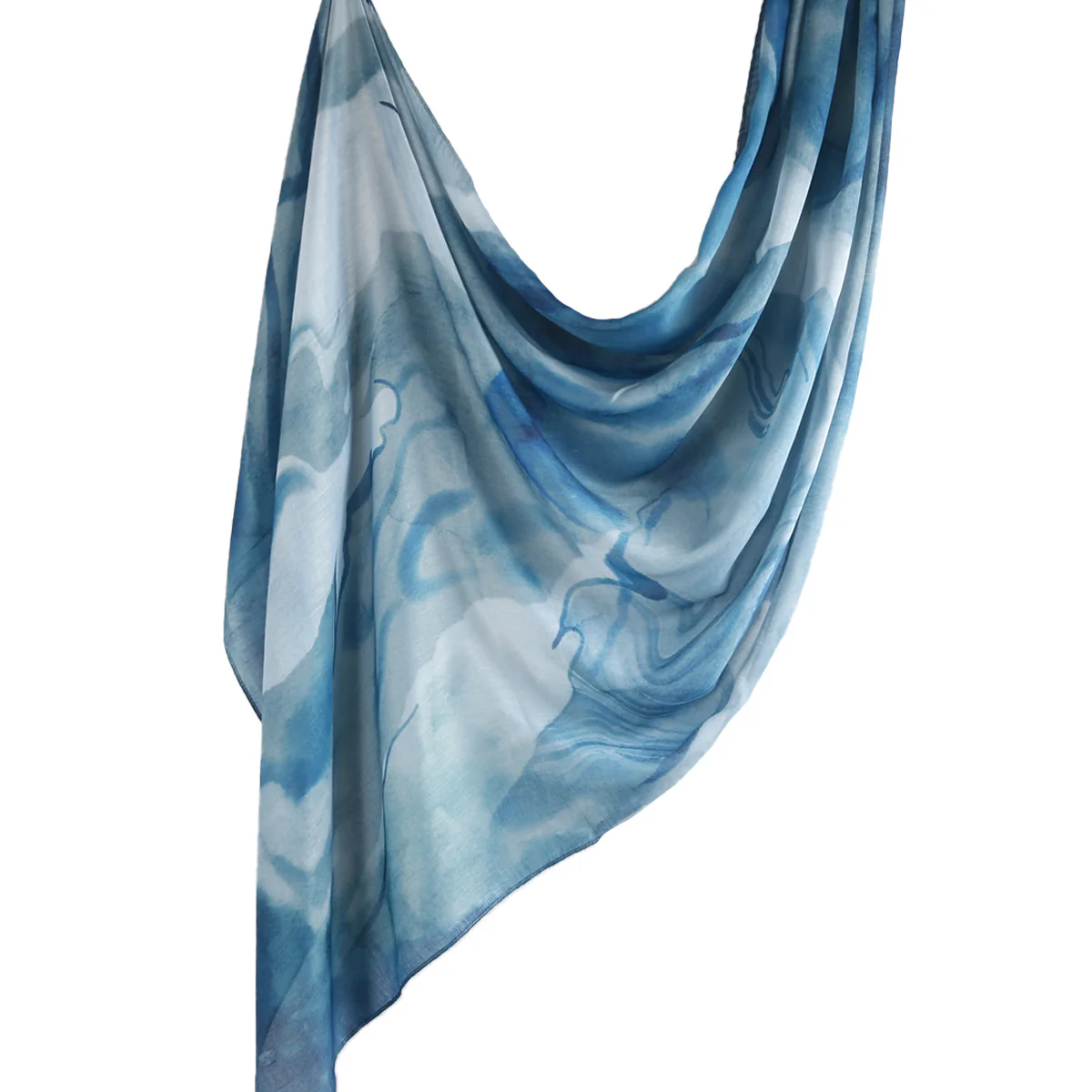 Elegant Watercolor Marble Print Headscarf Hijab (MH178) - Image 7