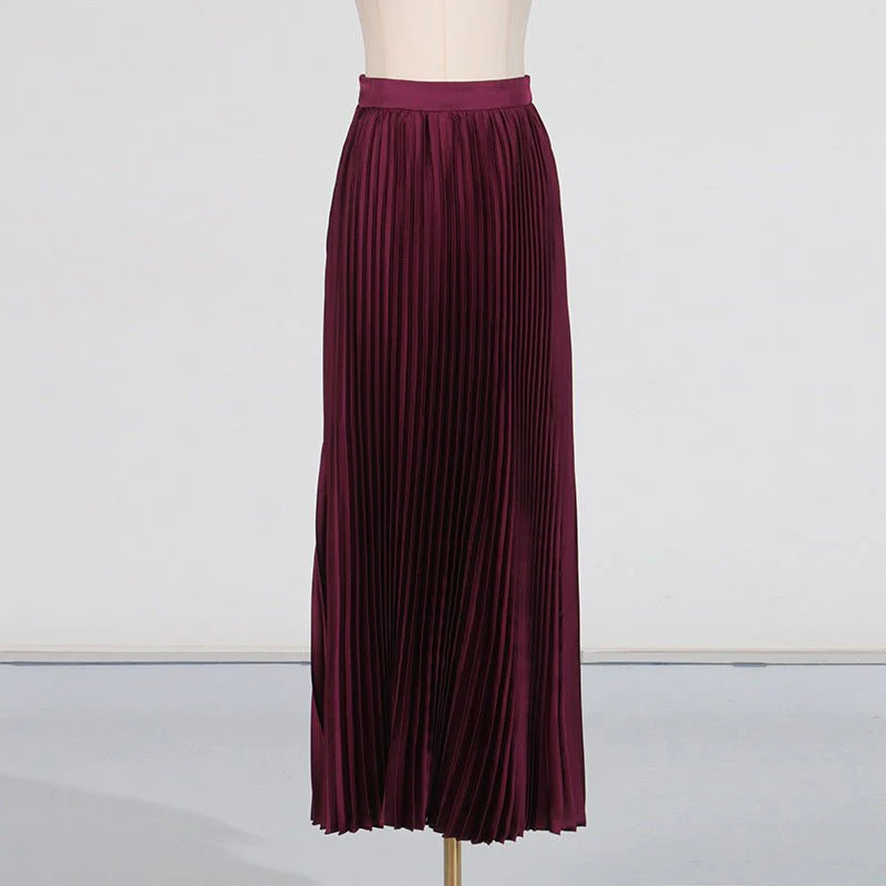 Embroidered Blazer & Pleated Skirt Set(MS214) - Image 12