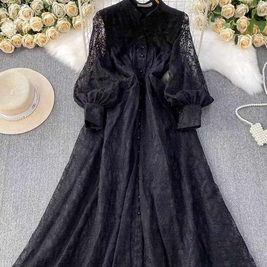 Embroidered Lace Dress(MS327) - Image 2